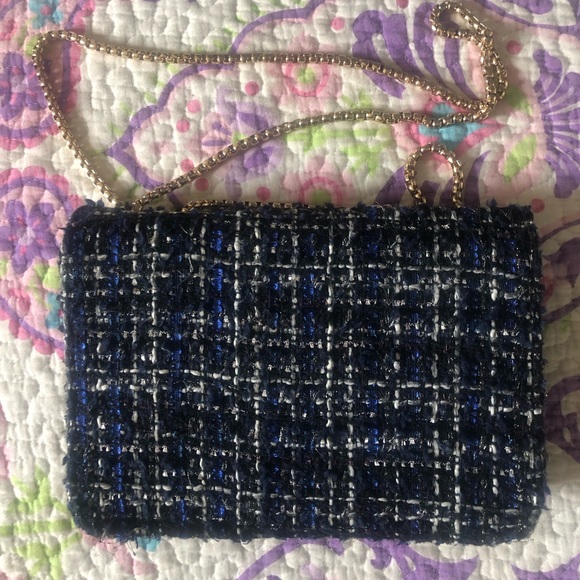 Tweed bag Mia & Luca preppy shoulder bag - Picture 5 of 6